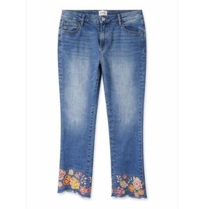 Driftwood Embroidered Hem Jeans